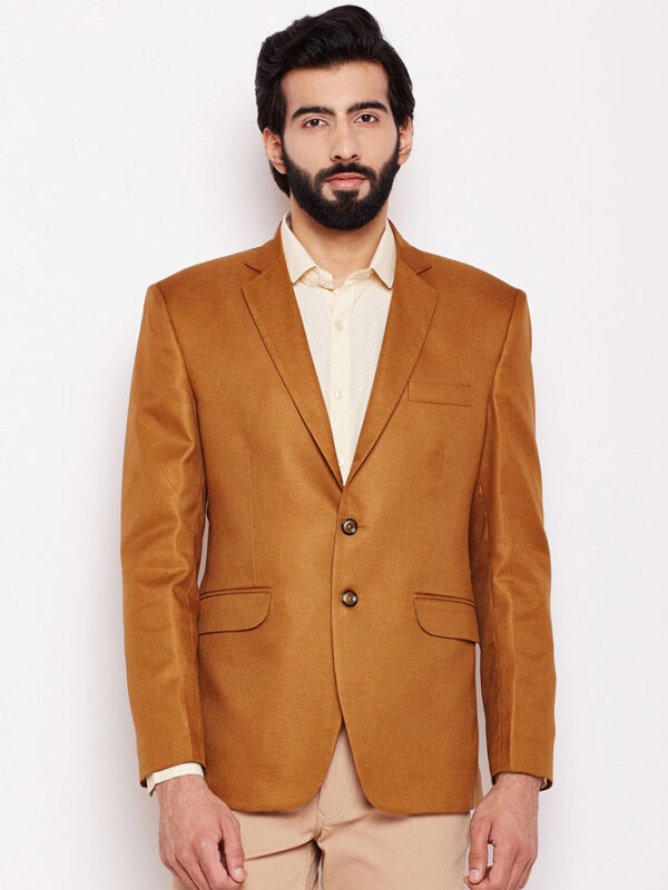 Full Sleeve Blazer in brown