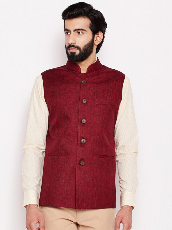 Modi/ nehru jacket in maroon